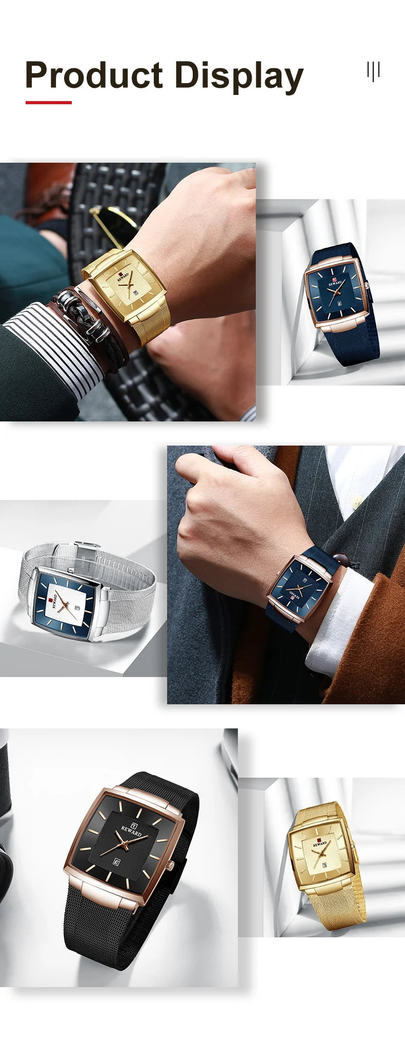 This watch model, RD62009M, is a masterpiece of minimalist design and modern functionality. The striking color combination of black and silver creates a timeless and sophisticated look that can easily match any outfit.