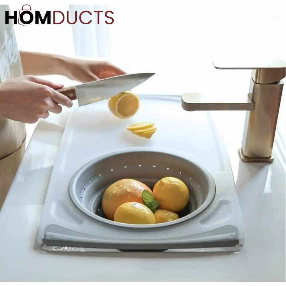 2-in-1 Over-the-Sink Cutting Board