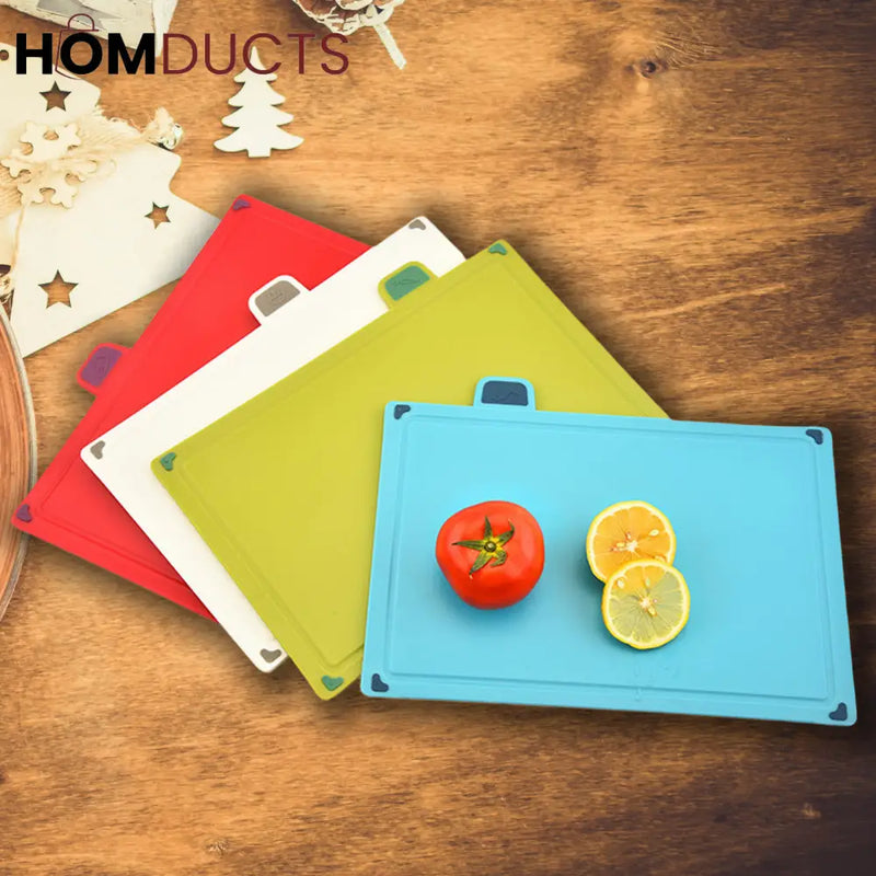 4Pcs Cutting Board With Holder detail view