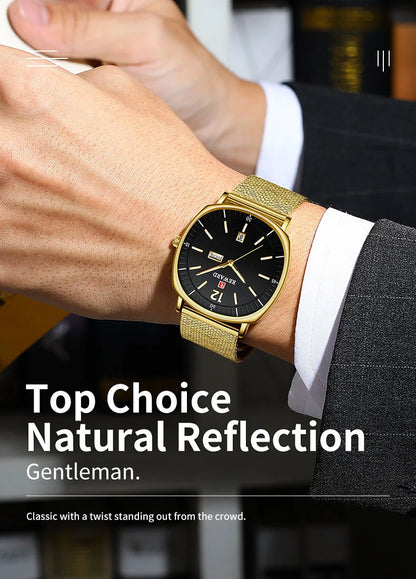 Check out the Reward New Arrivals waterproof simple quartz watches gift set, featuring two simple yet elegant watches made with high-quality alloy materials that are both durable and water-resistant.
