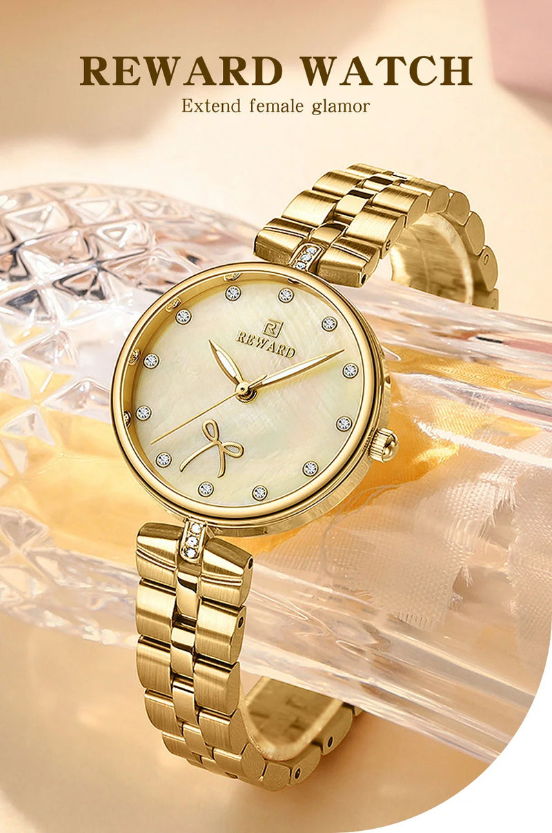 Reward Montre Femme 2022 Ladies Watch Fashion Elegant Watch Women Luxury Luminous 3atm Waterproof Oem Girls Stylish Watch RD21074L detail view