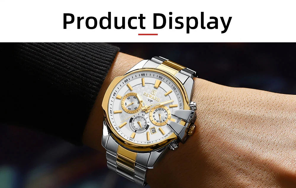 The Reward VIP Watch RD81110M is a Luxury Men Watch.high-end timepiece designed for those who demand the best. Crafted from premium materials and featuring exquisite detailing