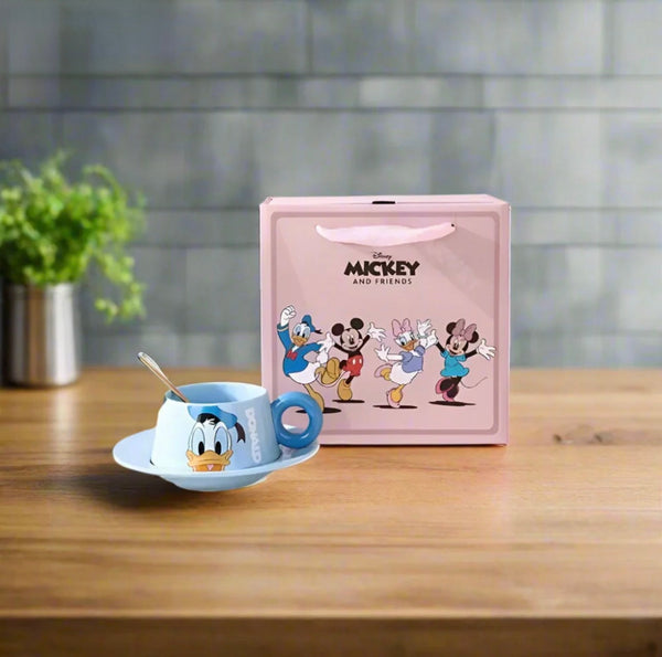 Disney Mickey & Friends Cup & Saucer Gift Set – Donald Duck Edition