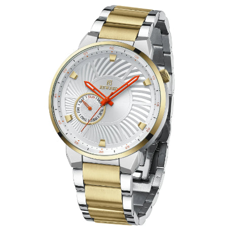 REWARD brand quartz watches for men luxury black color stainless steel quartz watches waterproof wheel custom clocks logo