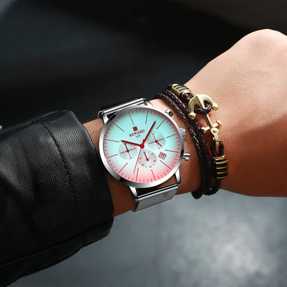 Reward New Arrival stainless steel waterproof luxury blue boys quartz watch Custom logo oem kids hand wristwatch hombre relojes RD82004M