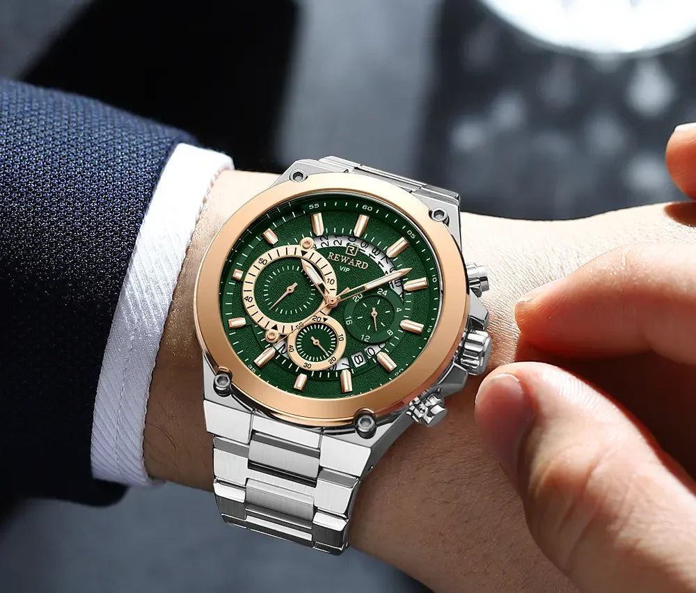 REWARD Watch Men New Arrival High Quality Stainless Steel Luxury Men's Watch