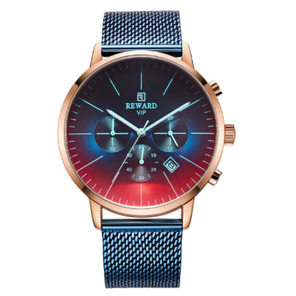 Reward New Arrival stainless steel waterproof luxury blue boys quartz watch Custom logo oem kids hand wristwatch hombre relojes RD82004M