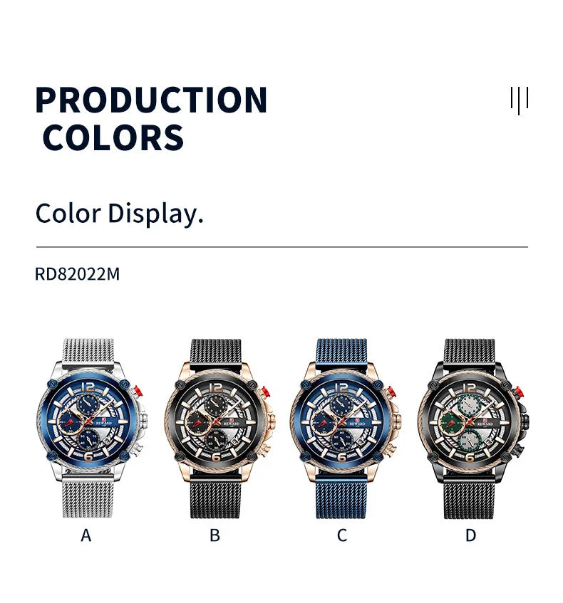 Consider dropshipping luxury watches with Reward Watches RD82022M! Our selection of high-quality timepieces includes top brands and styles, making it easy to find the perfect watch for any customer