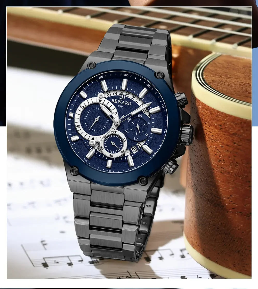 REWARD Watch Men New Arrival High Quality Stainless Steel Luxury Men's Watch
