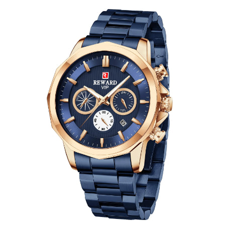 Reward New Arrivals luxury golden men Original Watches China manufacturer casual fashion stainless steel quartz watches montres RD81063M