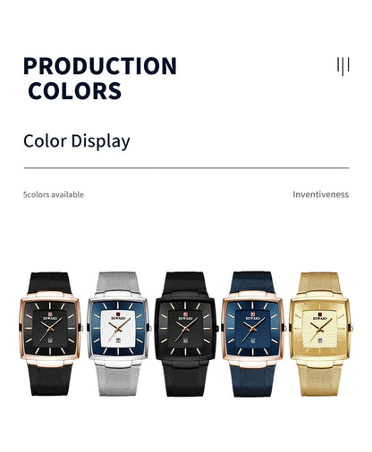 This watch model, RD62009M, is a masterpiece of minimalist design and modern functionality. The striking color combination of black and silver creates a timeless and sophisticated look that can easily match any outfit.