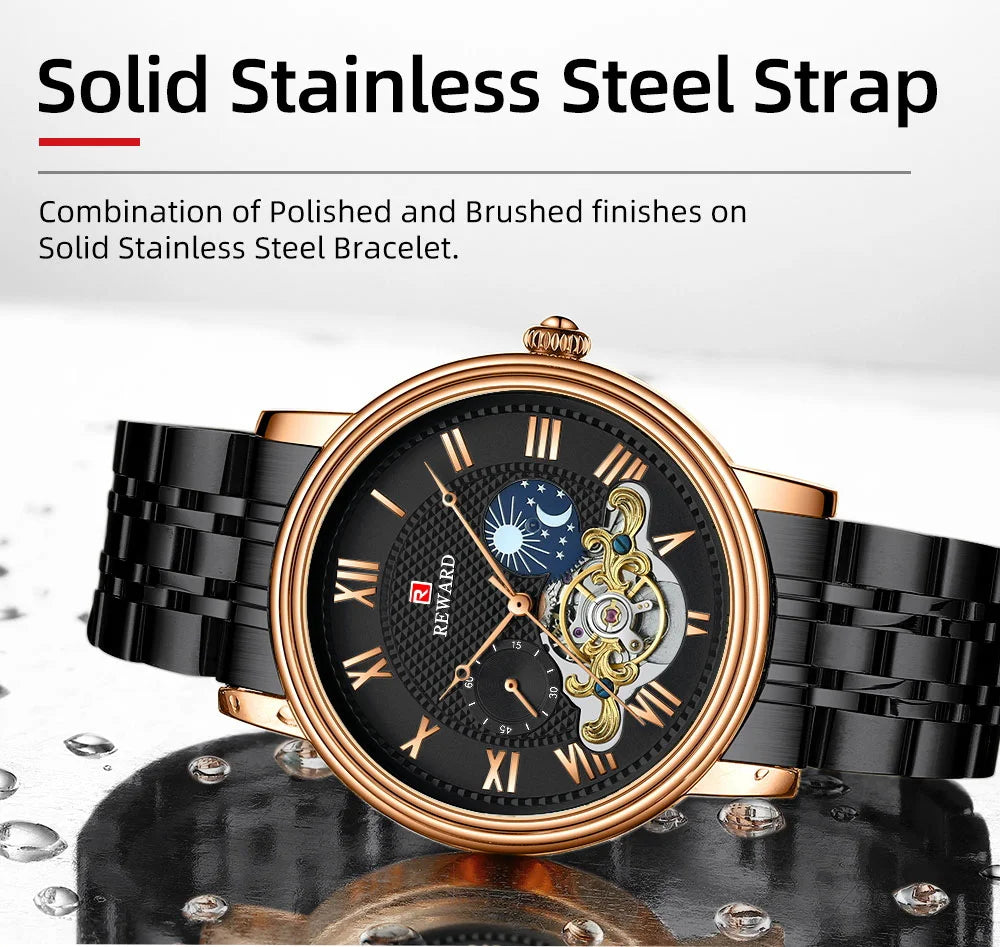 Reward factory watch man luxury automatic 3atm water resistant quartz watches for men 2022 relojes para hombres RD31009M
