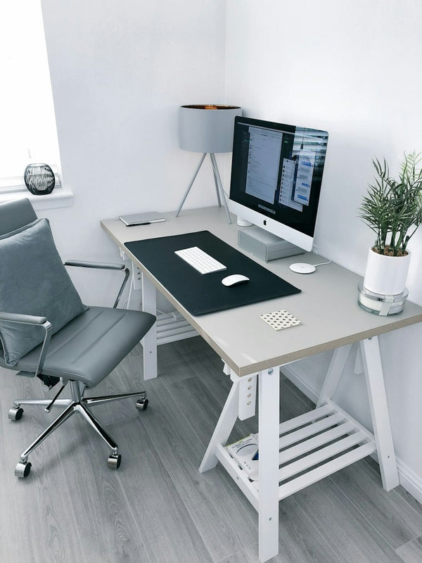 Modern Felt Large Desk Pad & Mouse Mat (80x40cm)
