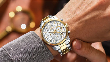REWARD Fashion Mens Watch Wholesale Price Stainless Steel Waterproof Calendar Wristwatches Male Reloj Reward