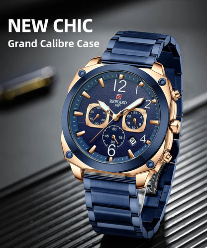 REWARD male luxury watches diving luminous robust day date big man wrist watch factory custom logo Horloge,RD81055M