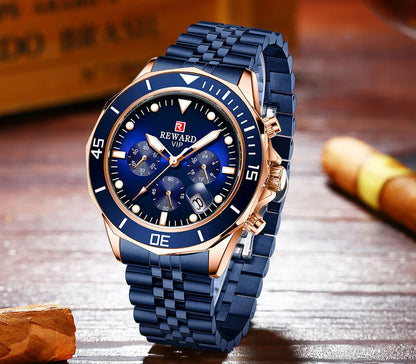 Reward Stainless Steel Watch Relogio Masculino High Quality Fashion Luxury Men Watches Wrist Business Sport Wristwatch