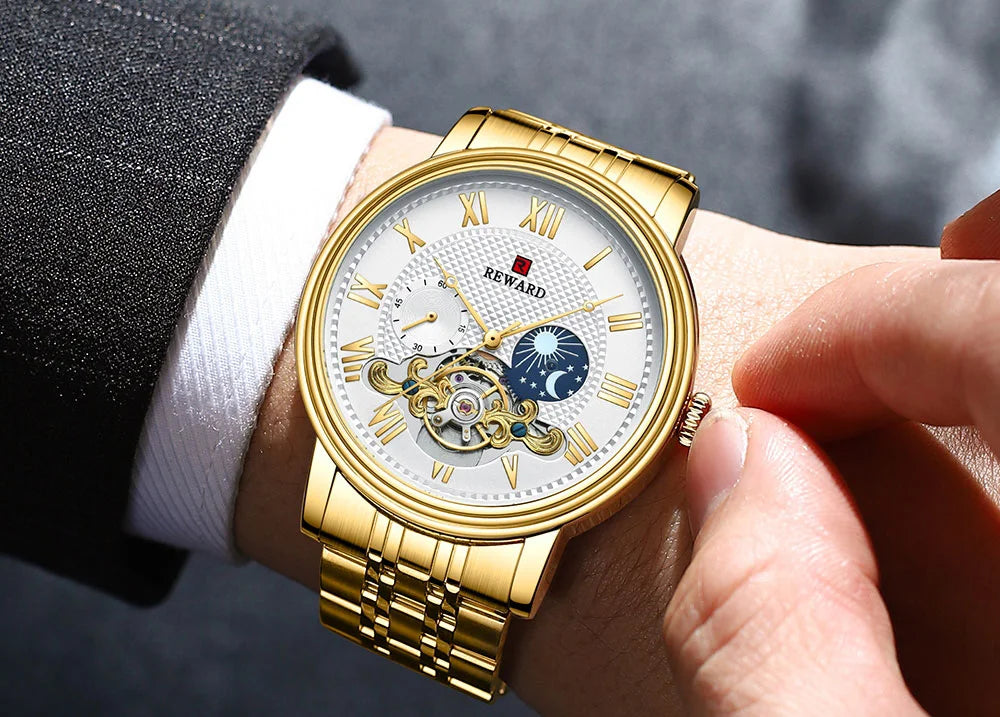 Reward factory watch man luxury automatic 3atm water resistant quartz watches for men 2022 relojes para hombres RD31009M